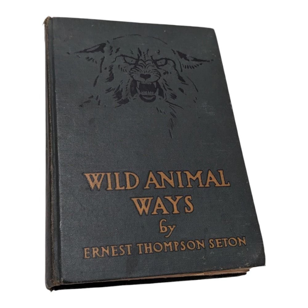 Wild Animal Ways by Ernest Thompson Seton 1923 Doubleday Hardcover Hardback Book